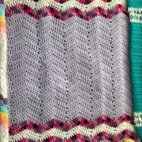 Handmade Crocheted Blanket ..... $38 - Picture 6 of 6